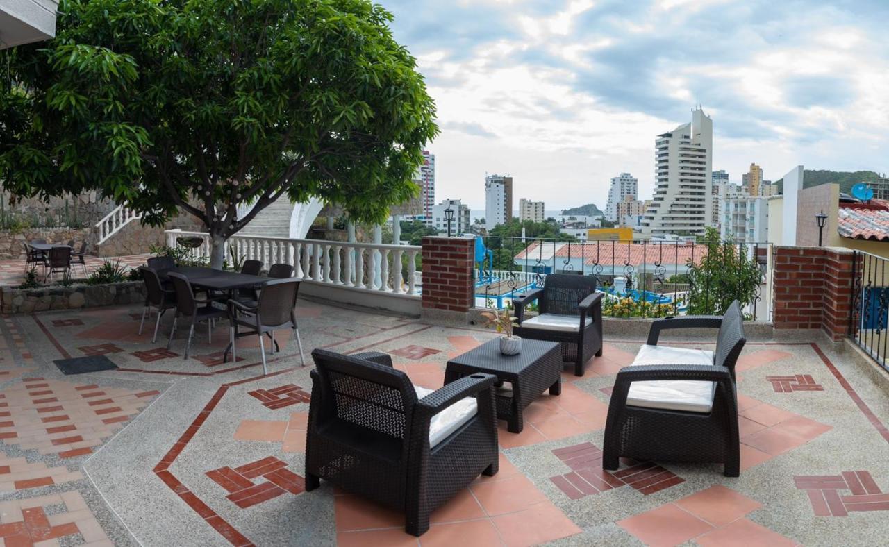 Hotel Cabanas Villa Roca, Rodadero Santa Marta  Bagian luar foto