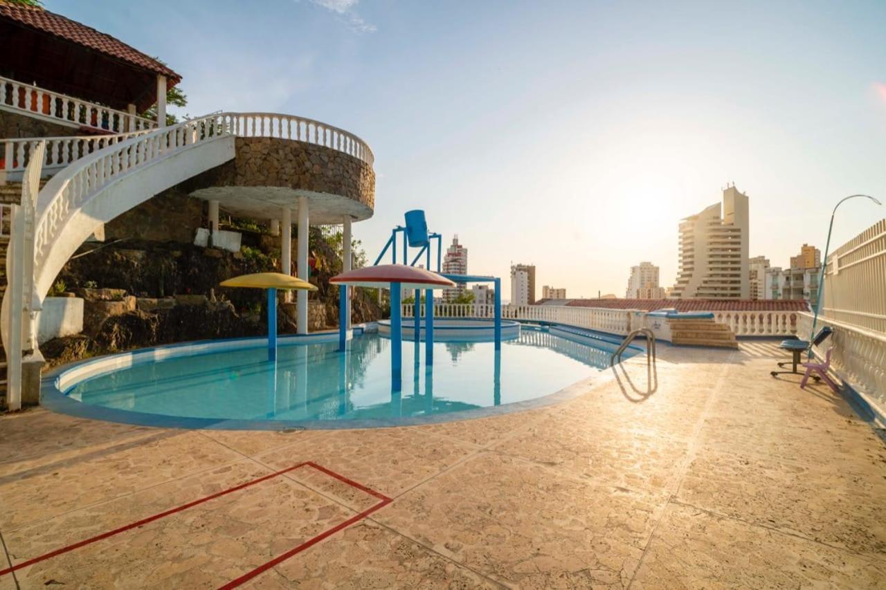 Hotel Cabanas Villa Roca, Rodadero Santa Marta  Bagian luar foto