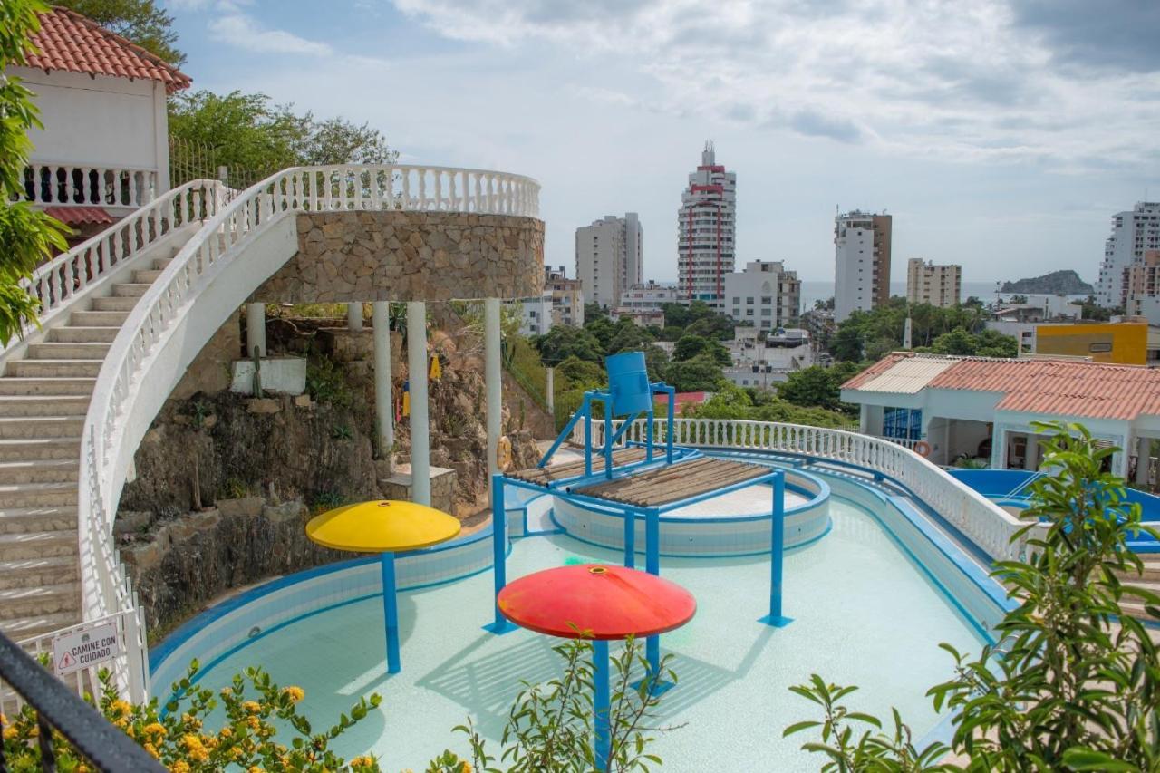 Hotel Cabanas Villa Roca, Rodadero Santa Marta  Bagian luar foto